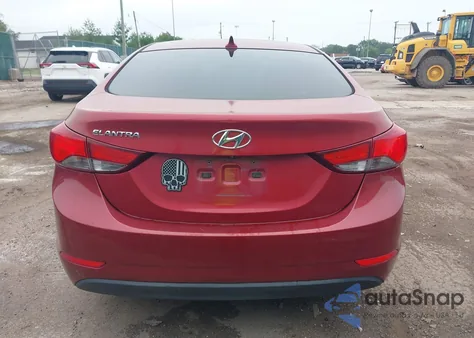 2016 Hyundai Elantra Se из США, поврежденный, VIN 5NPDH4AEXGH683088